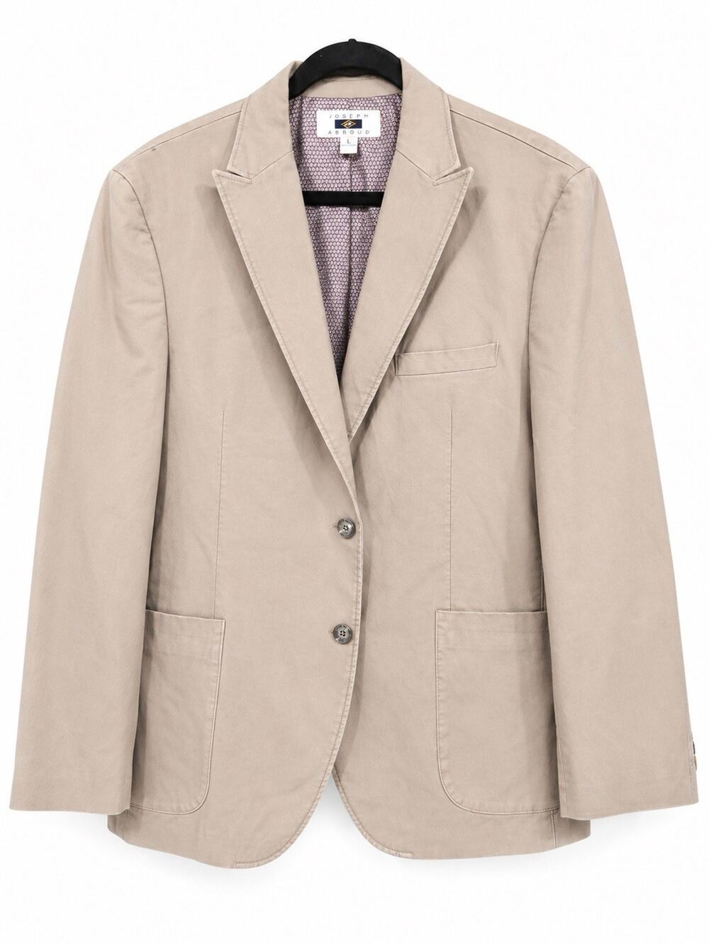 Joseph Abboud Beige Ivory Sport Coat Blazer Men’s XL Modern Fit Knit